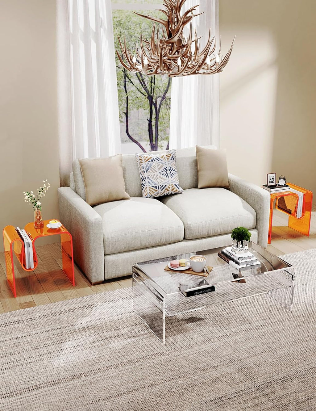 Modern Acrylic Side Table