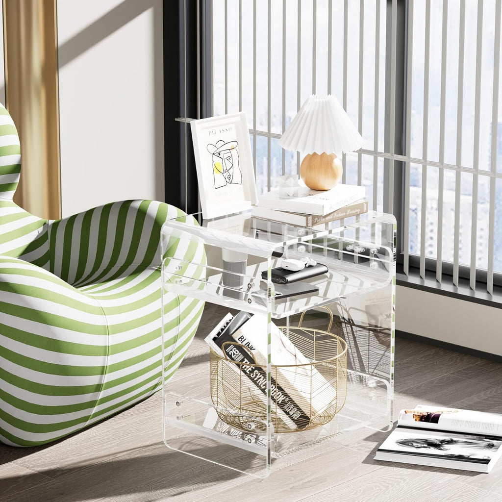 Aura Acrylic Side Table