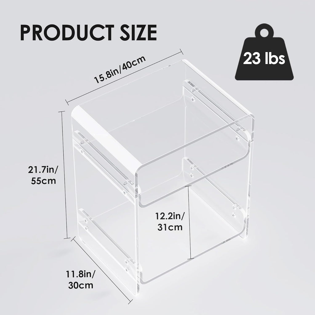 Aura Acrylic Side Table