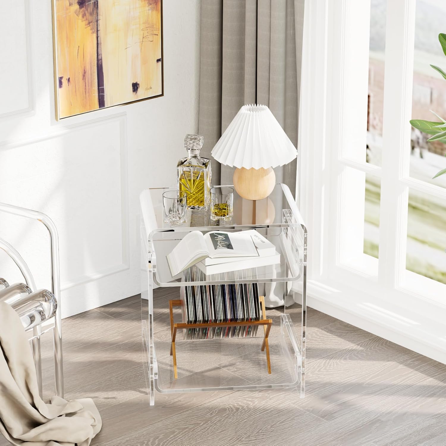 Aura Acrylic Side Table