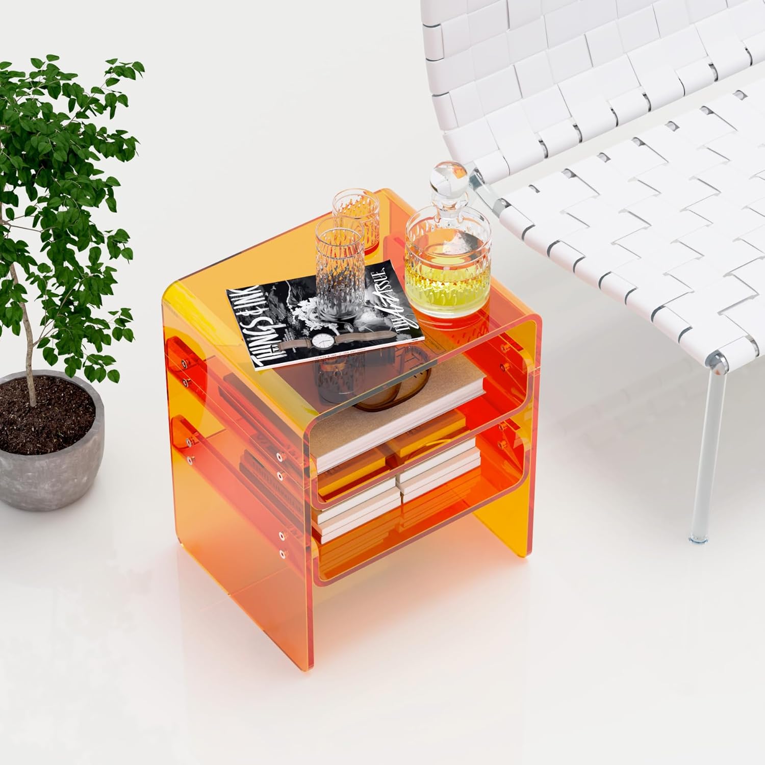 Aura Acrylic Side Table