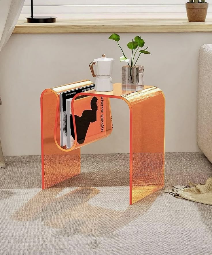 Modern Acrylic Side Table